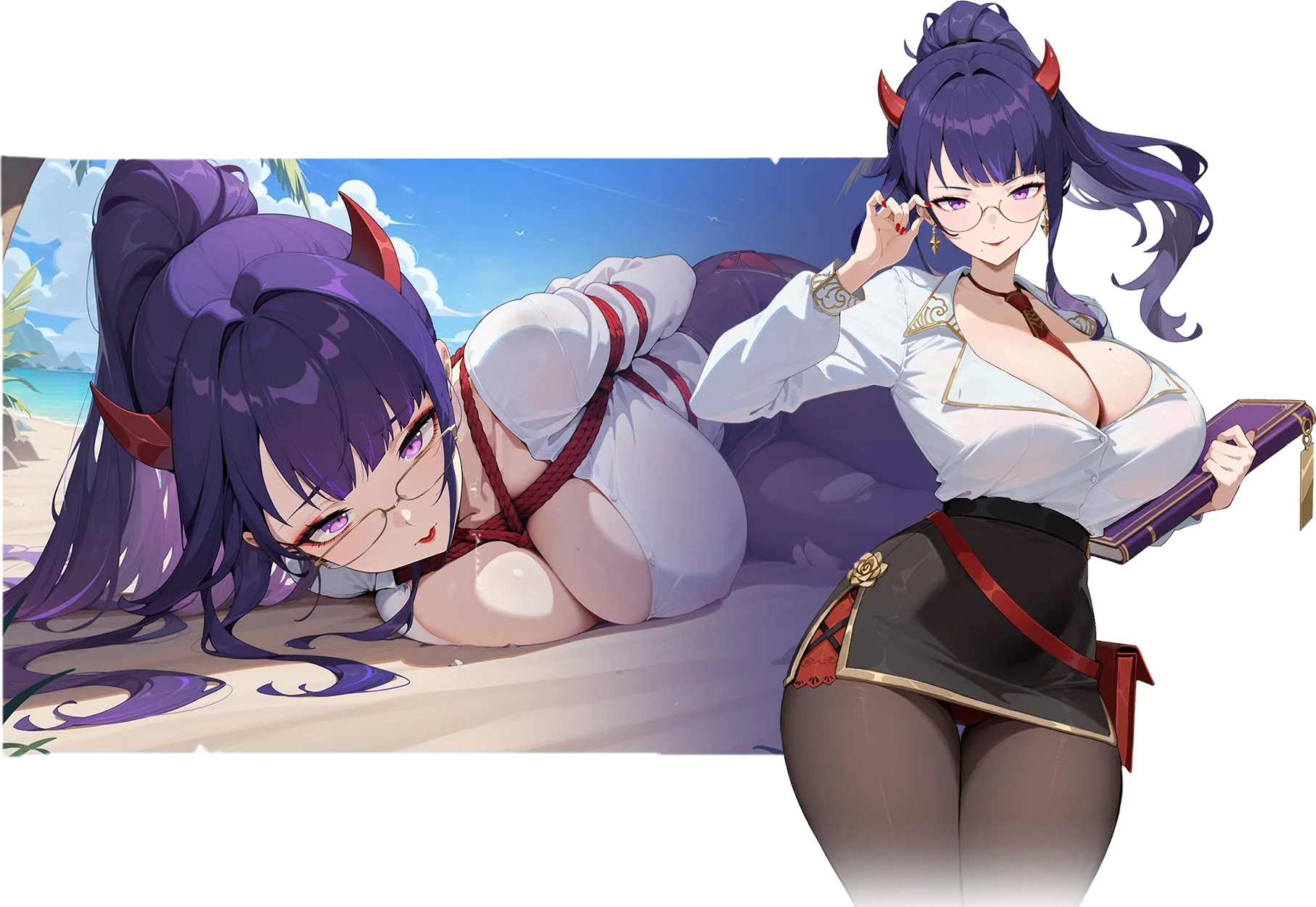 Laguna Rosa — heroine portrait and affection route